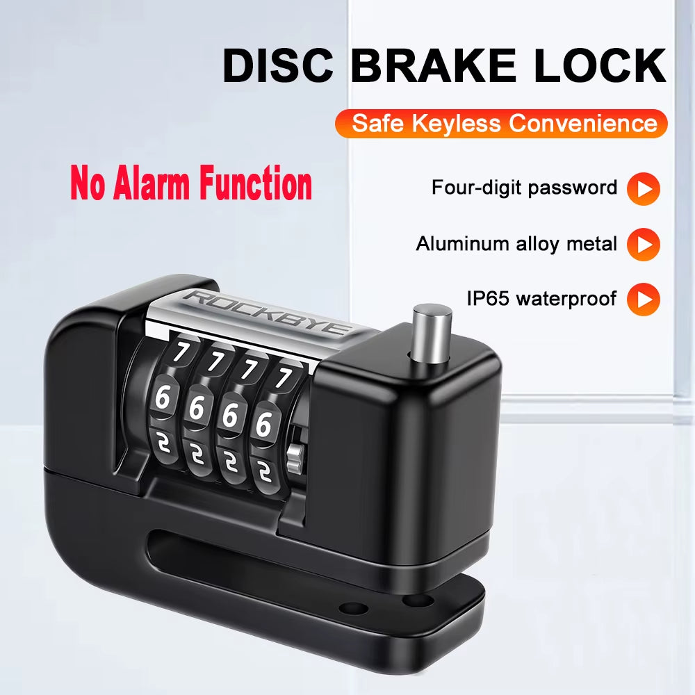 Motorcycle Alarm Disc Brake Lock Security Moto Wheel Disk Padlock Waterproof 110Db Loud anti Theft Alarma Motocicleta