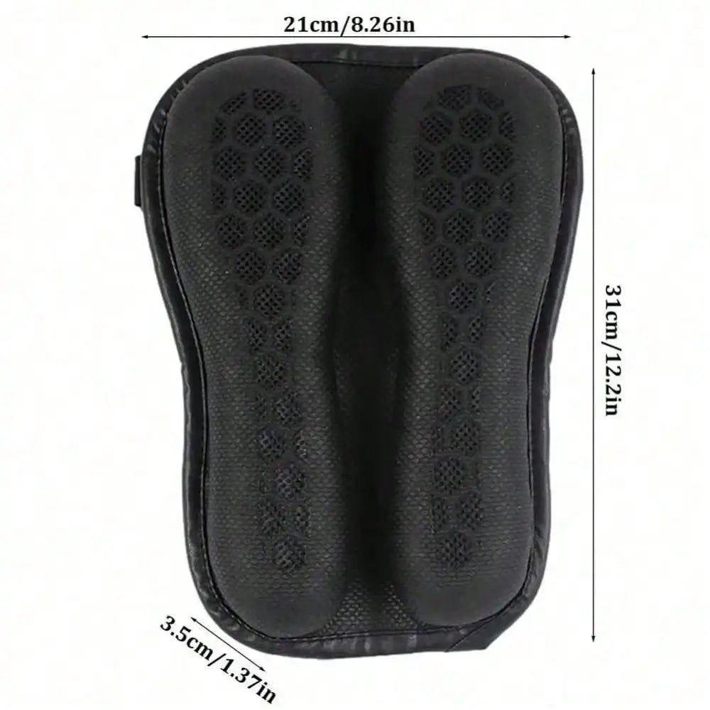 Motorcycle Seat Cushion 3D Honeycomb Gel - Universal Breathable Pad, Anti-Slip & Shock-Absorbing for Harley/Honda/Yamaha