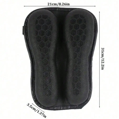 Motorcycle Seat Cushion 3D Honeycomb Gel - Universal Breathable Pad, Anti-Slip & Shock-Absorbing for Harley/Honda/Yamaha