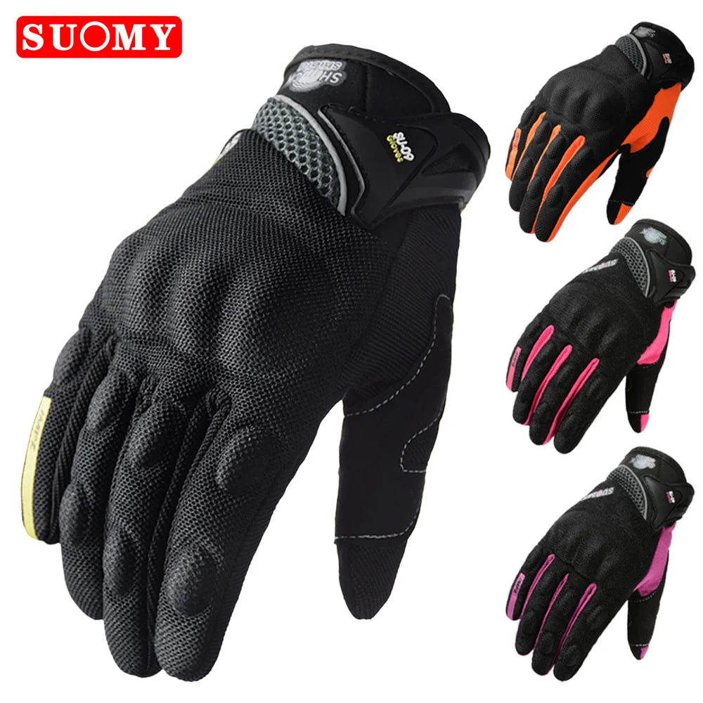 Guanti da moto estivi MotoScudo traspiranti touchscreen
