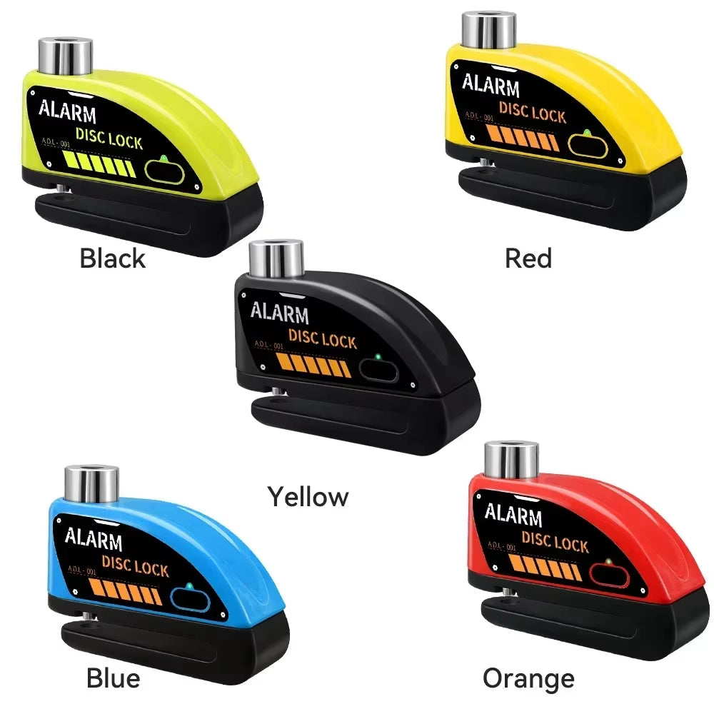 Motorcycle Alarm Disc Brake Lock Security Moto Wheel Disk Padlock Waterproof 110Db Loud anti Theft Alarma Motocicleta