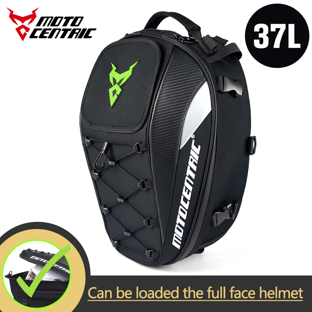 Waterproof Motorcycle Tail Bag Multifunction Motorcycle Rear Seat Bag High Capacity Motorcycle Bag Rider Backpack